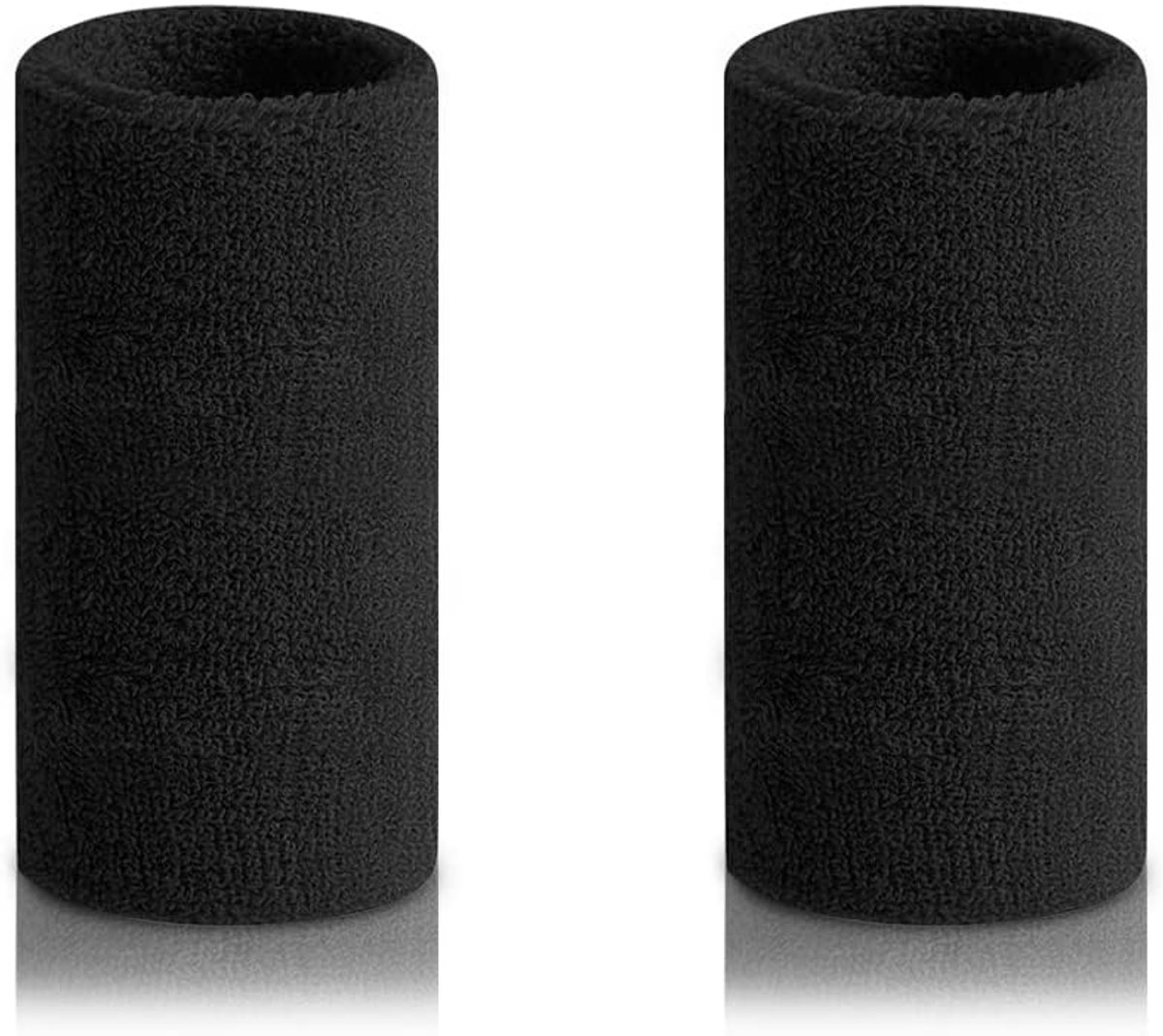 2 stuks, 15 cm lang, elastische atletische absorberende polsbanden voor voetbal, basketbal, atletiek