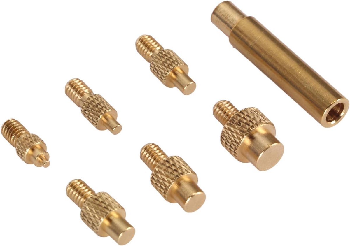 Set Insert Tips voor de Maten M2 M2.5 M3 M4 M5 M6 M8, Head Heat Set Insert Tip 3D Printing Accessoires Compatibel met 936 Soldeerbout