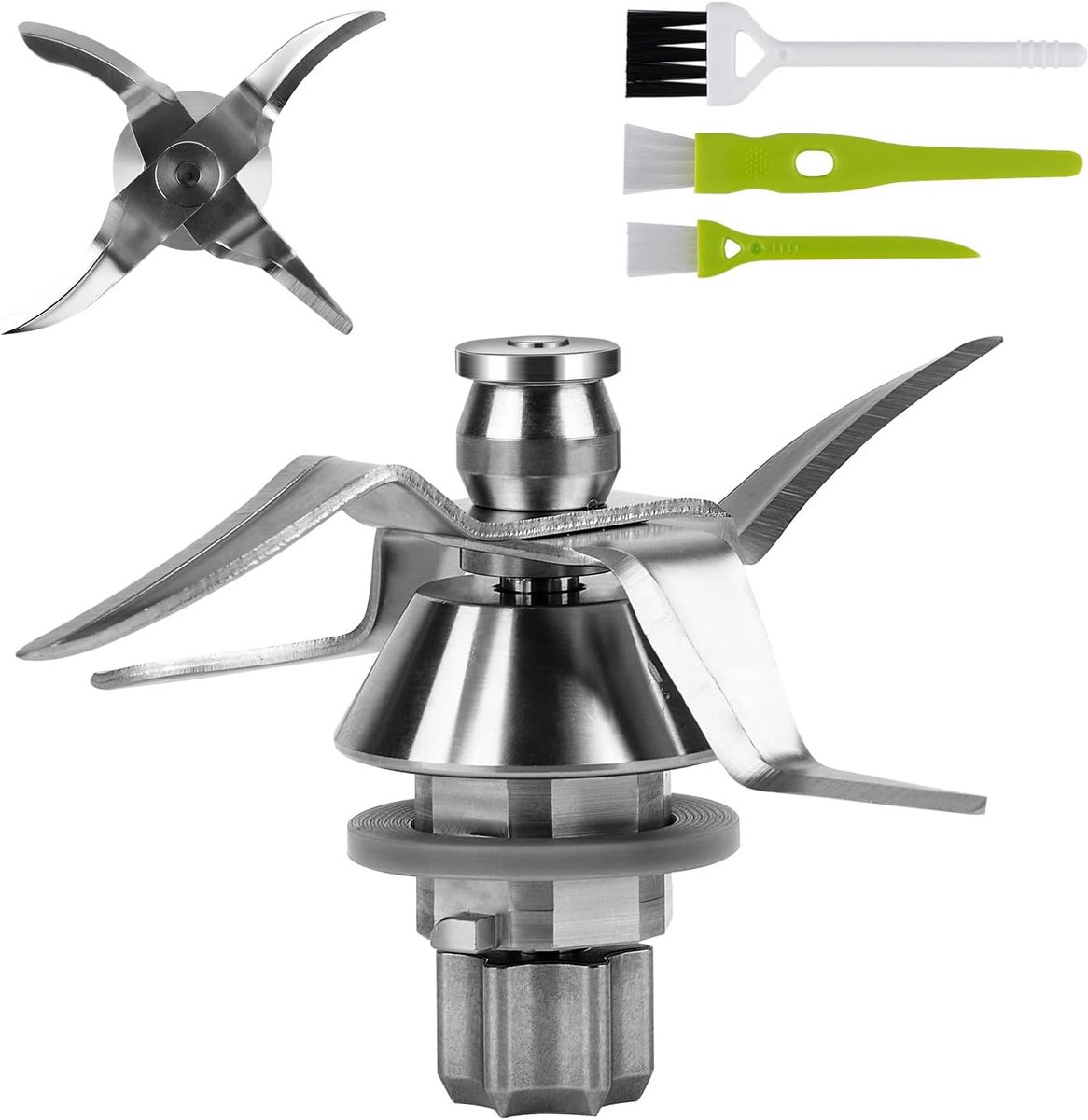 Mes voor Thermomix TM31 reservemes voor Vorwerk Thermomix TM31 mixmes met afdichtring roestvrij stalen mes voor Thermomix TM31 accessoires & reserveonderdelen voor Vorwerk keukenmachine