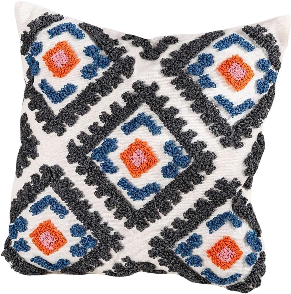 Pillowcase Tufted Pillow Removable And Washable Tassel Home Pillow Cover-J-45 * 45Cm