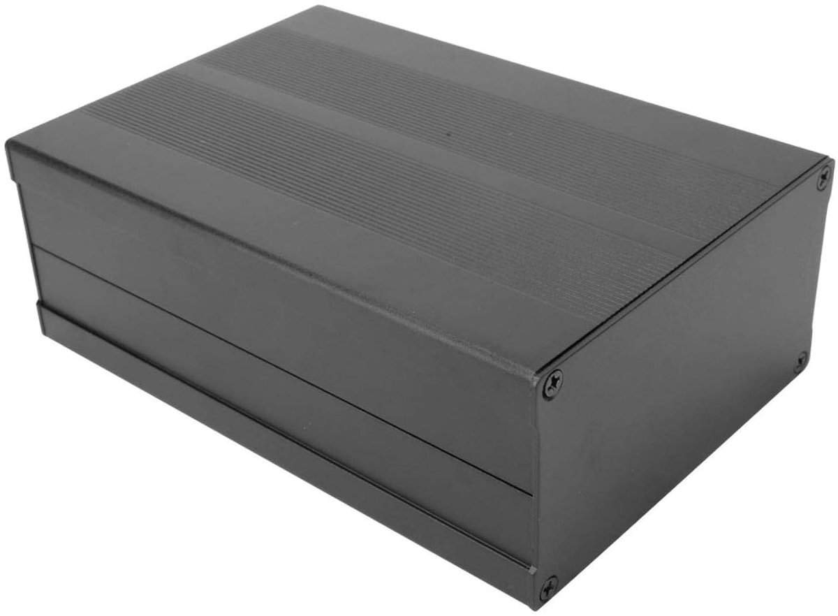 behuizing Elektronische doe-het-zelf printplaat Project Aluminium box Koelbox, 55 x 106 x 150 mm