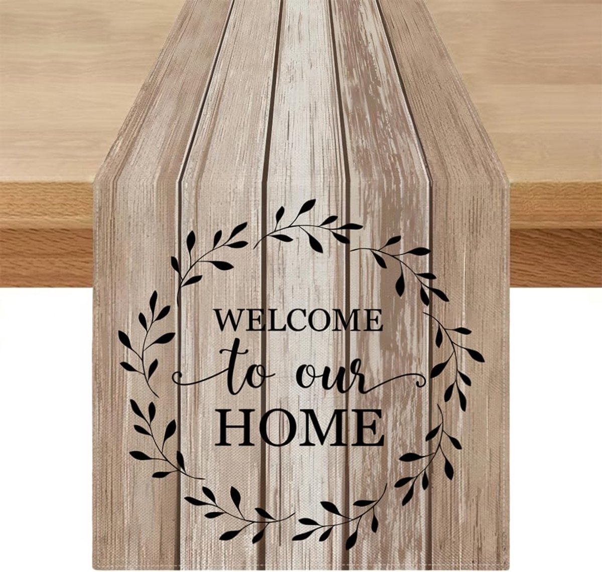 Tafelloper beige outdoor weerbestendig kort lente tafelloper bruin landhuisstijl loper tafel afwasbaar crème tafeldecoratie voor keuken tafelband mooie tafeldecoratie 33 x 183 cm zomer