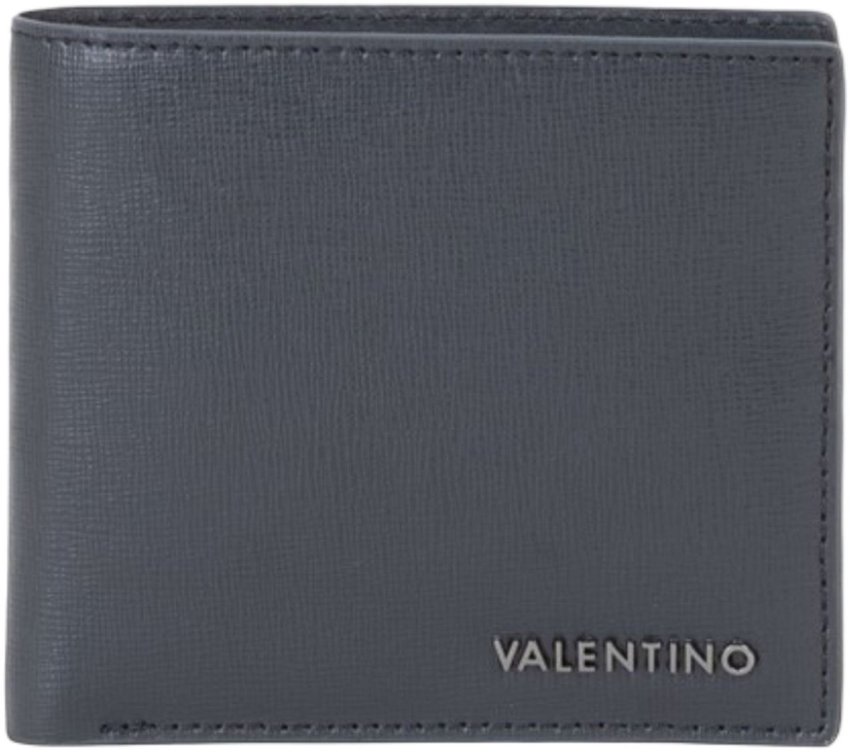 VALENTINO Leren portemonnee Karo Wallet Navy donkerblauw