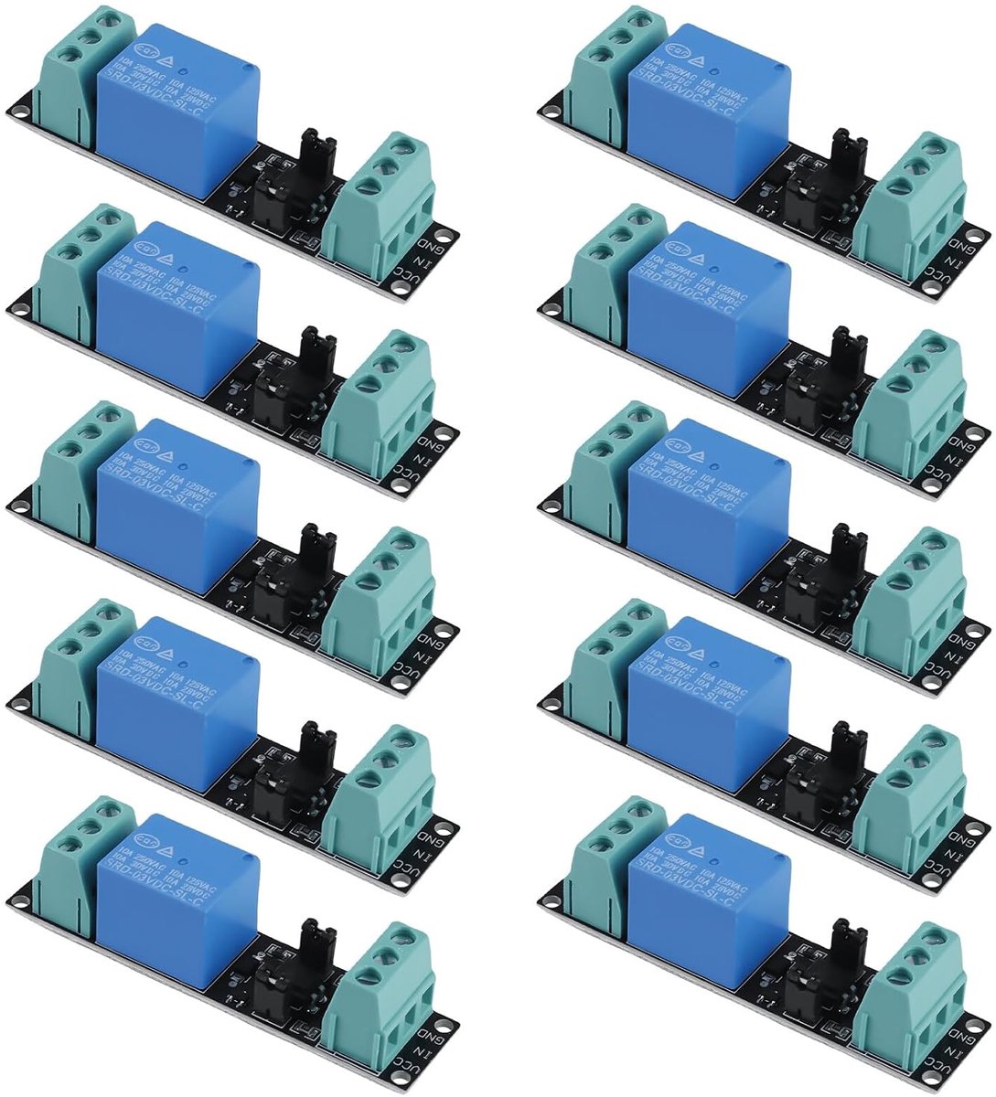 1-kanaals relaismodule 3V - optocoupler isolatie - hoge betrouwbaarheid - ideaal voor IoT toepassingen - SnelShoppen
