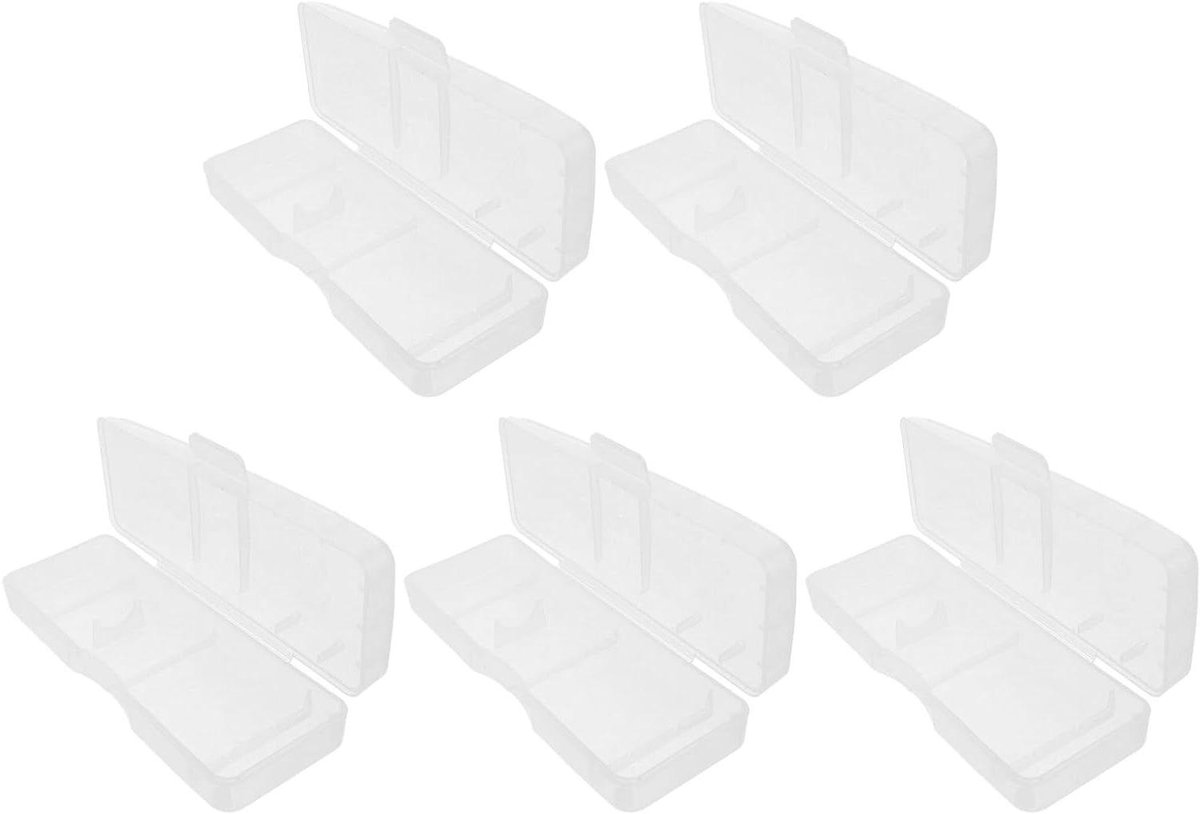 Reisscheermesdoos - Scheerapparaat Beschermers - Netjes Inpakken - Transparant en Schokbestendig - 14.5 x 5 x 3 cm - Transparant