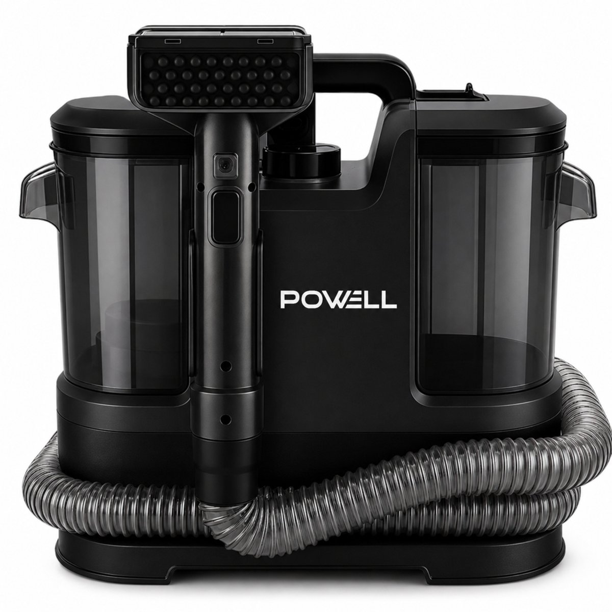 Powell Tapijtreiniger - Vlekkenreiniger - Bank Reiniger - Meubelreiniger - Tapijtreiniger Stofzuiger - Reinigingsmachine - Tapijt Reiniger - 600 Watt - Zwart
