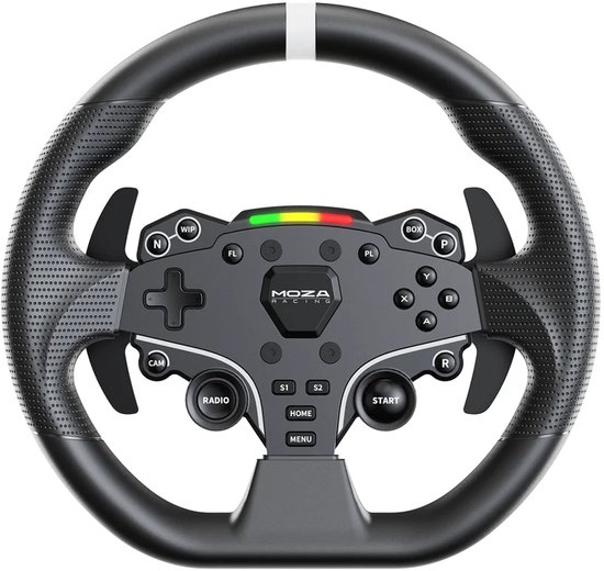 MOZA R5 Pro Racing Bundle - Direct Drive Sim Racing Stuurwiel 6Nm met ES Lite Stuur en SR-P Lite2 Pedalen - PC van Moza — afbeelding 4