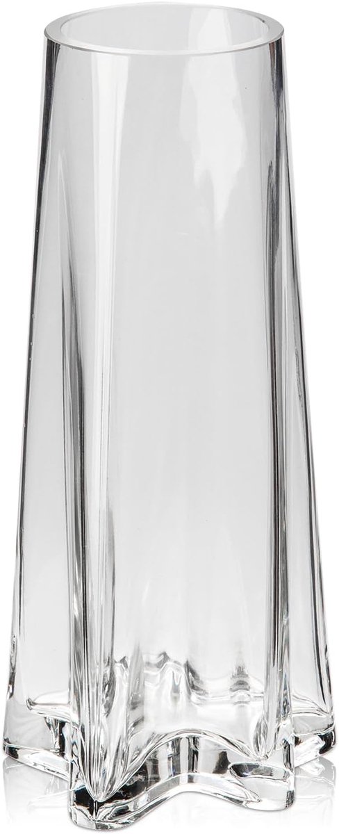 Decoratieve Glazen Vaas Stervorm - 23,5 cm Hoog
