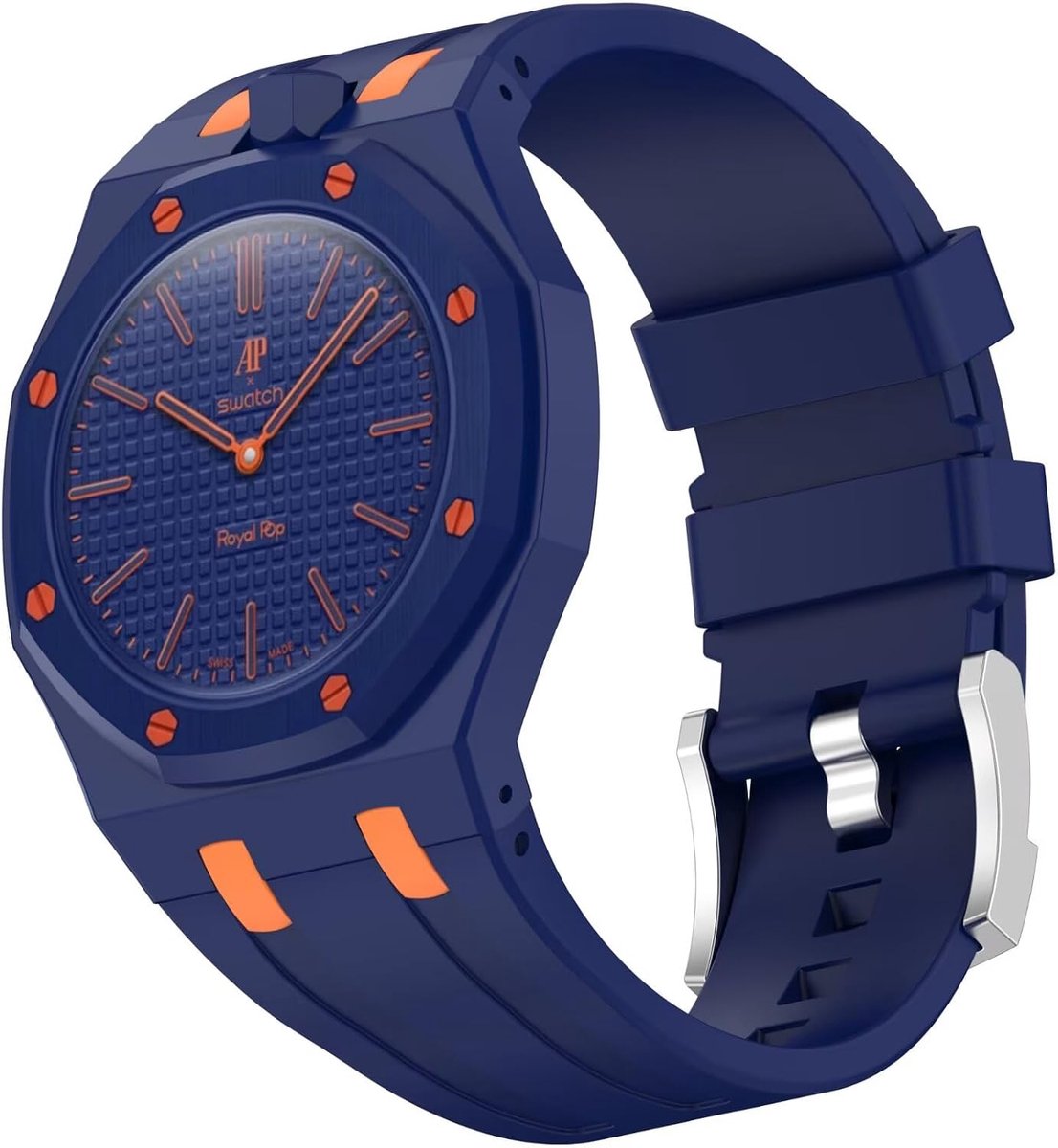 Horlogeband voor Swatch Royal Pop - Comfortabele zachte siliconen vervangband - Ideaal voor dagelijks gebruik - SnelShoppen