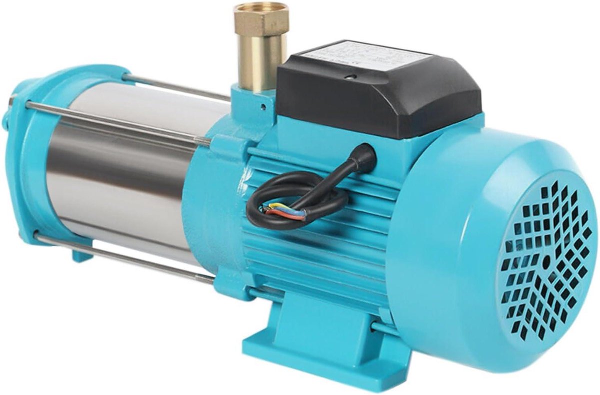 Waterpomp - Centrifugaalpomp Tuin - Water Verplaatsen - Hoge Capaciteit - 4000 L/U - Zilver