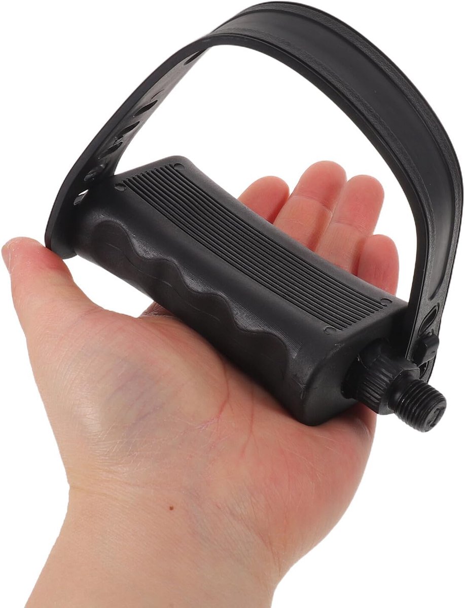 Hometrainer Pedalen - Vervangende Onderdelen - Indoor Fitness - Veilige Bevestiging - 12 cm - Zwart