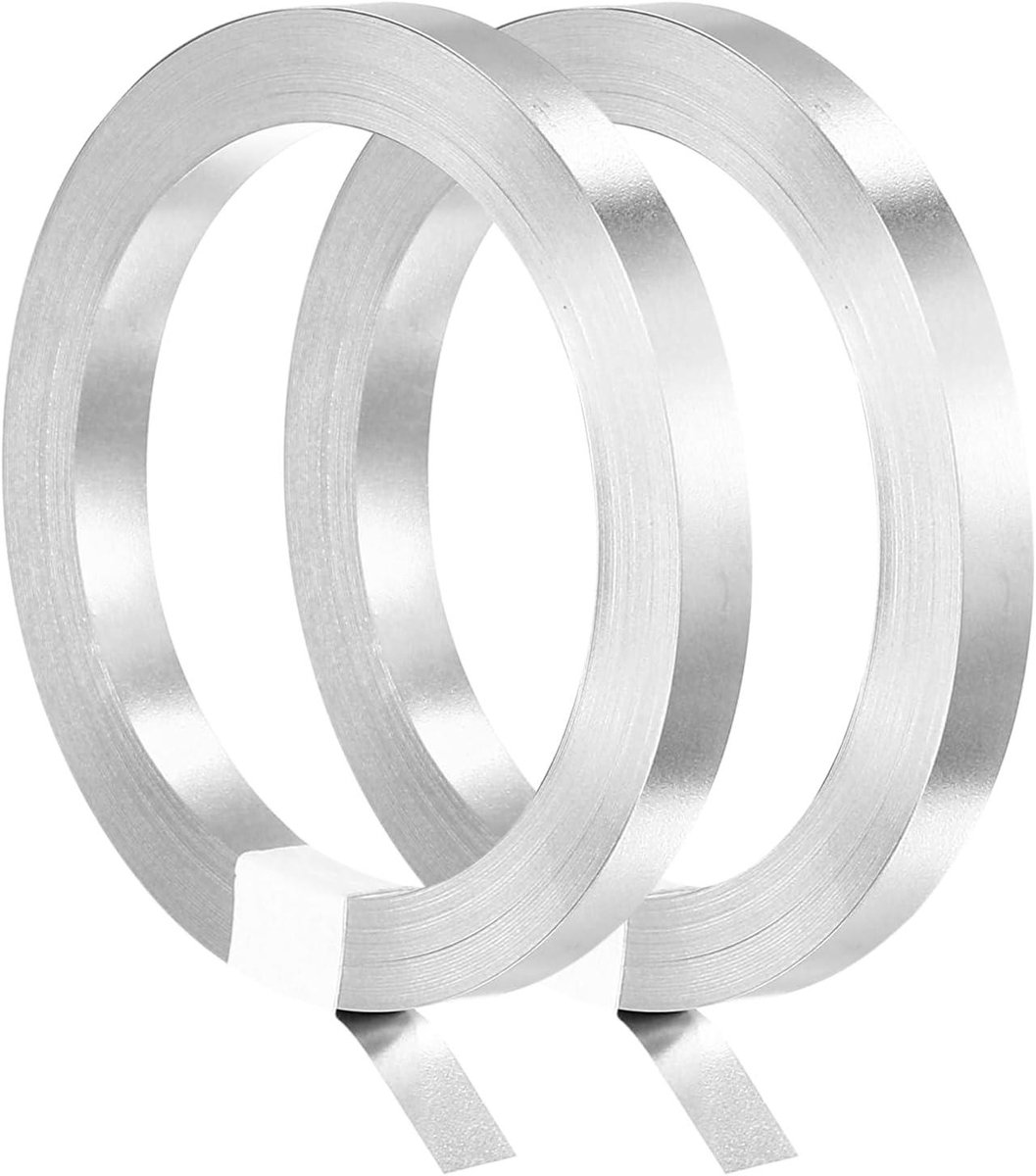 Vernikkelde Stalen Band - Batterij Strip - Batterijen Verbinden - Goede Lasbaarheid - 2x 10m - Zilverkleurig