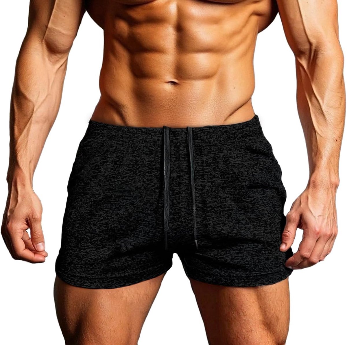 Sportshorts heren - sneldrogend - ademend materiaal - ideaal voor de sportschool - SnelShoppen