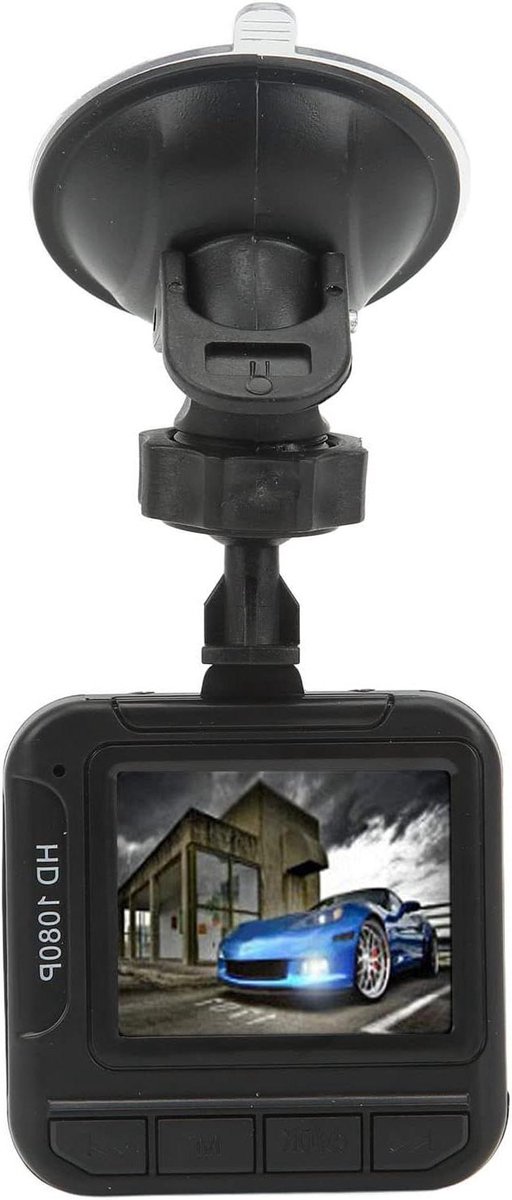 Dash Cam Auto - Rijcamera Dashboardcamera - Veilig Rijden Vastleggen - Bewegingsdetectie Functie - 1.6 Inch Scherm - Zwart