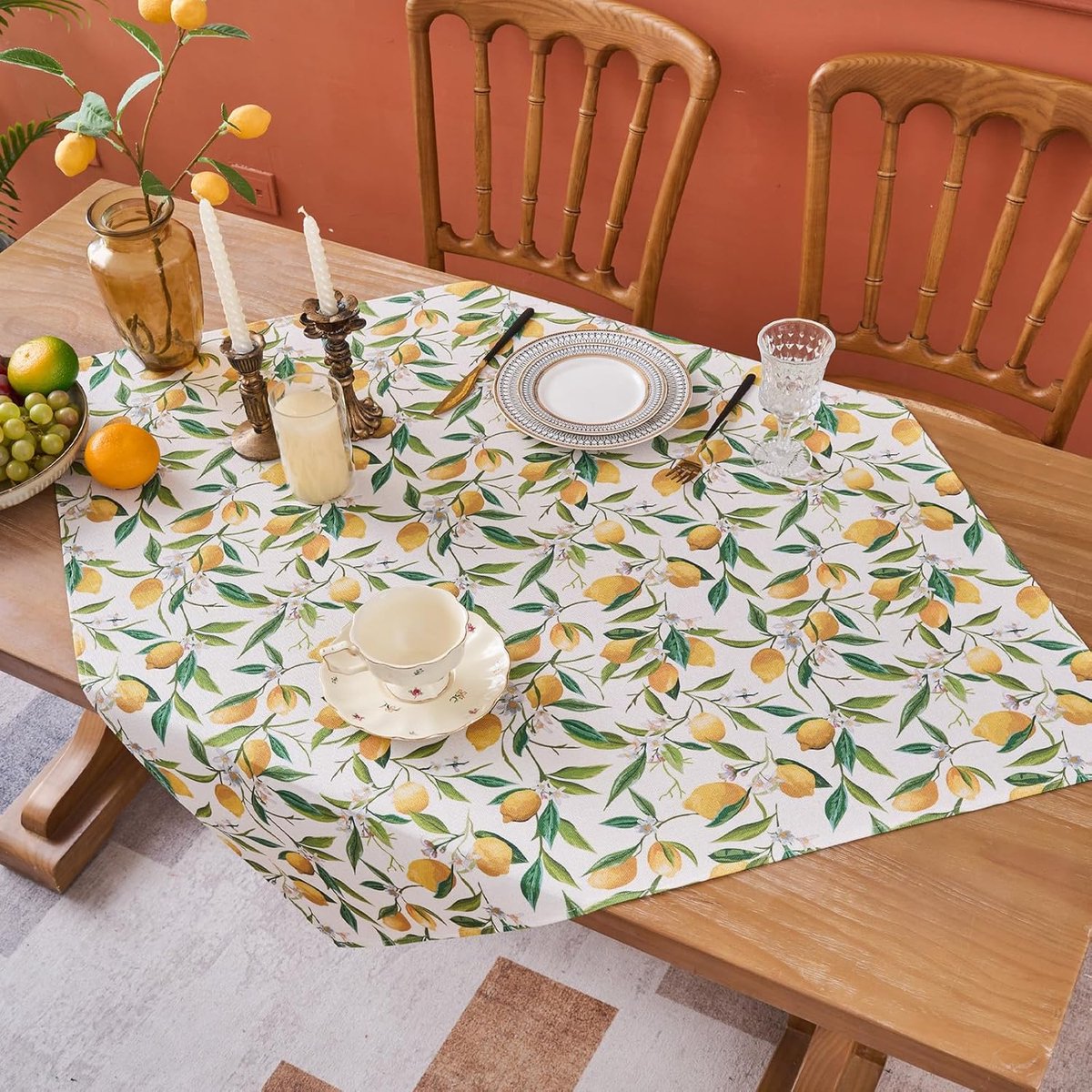 Tafellaken 100x100 cm - Polyester - Wasbaar en onderhoudsvriendelijk - Perfect voor feesten - SnelShoppen