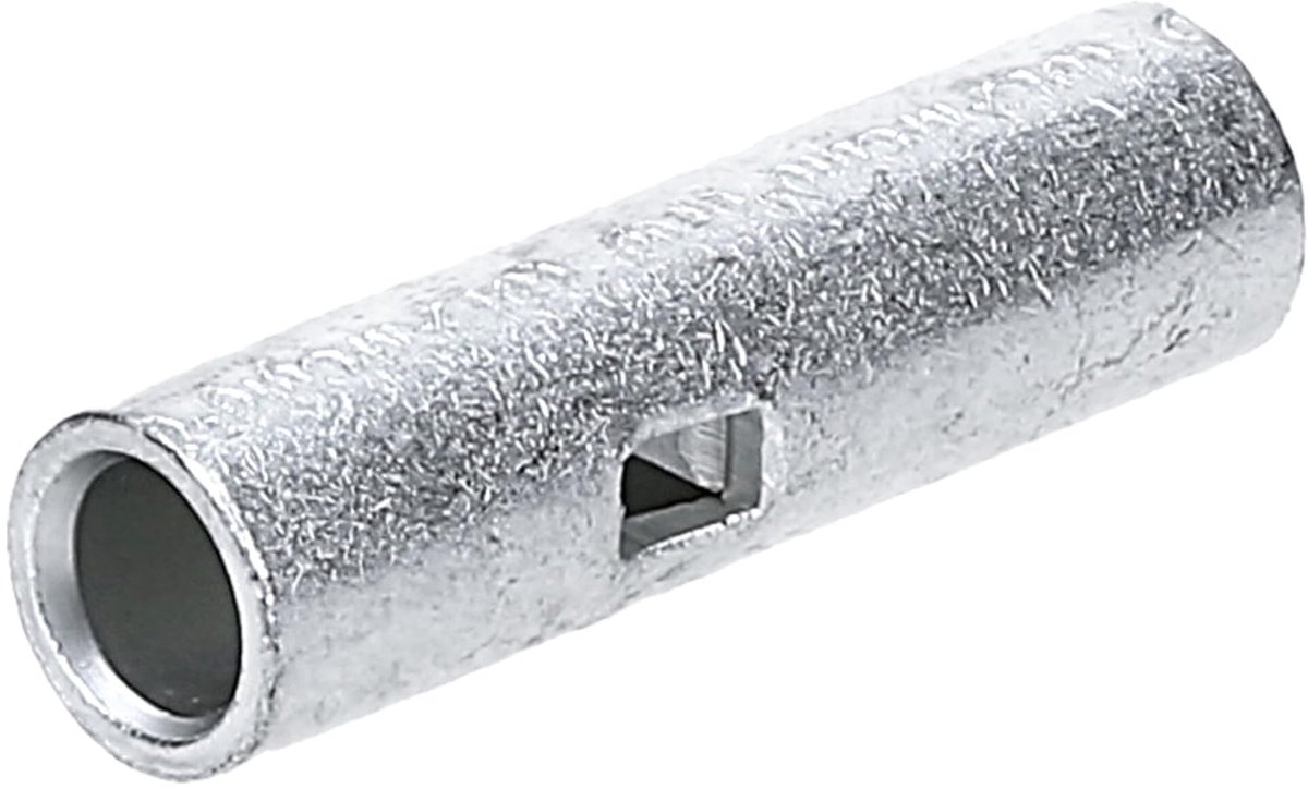 Krimpverbindingen 10 mm² - niet-geïsoleerde - met middenstop en afgeschuind uiteinde - ShopVlot