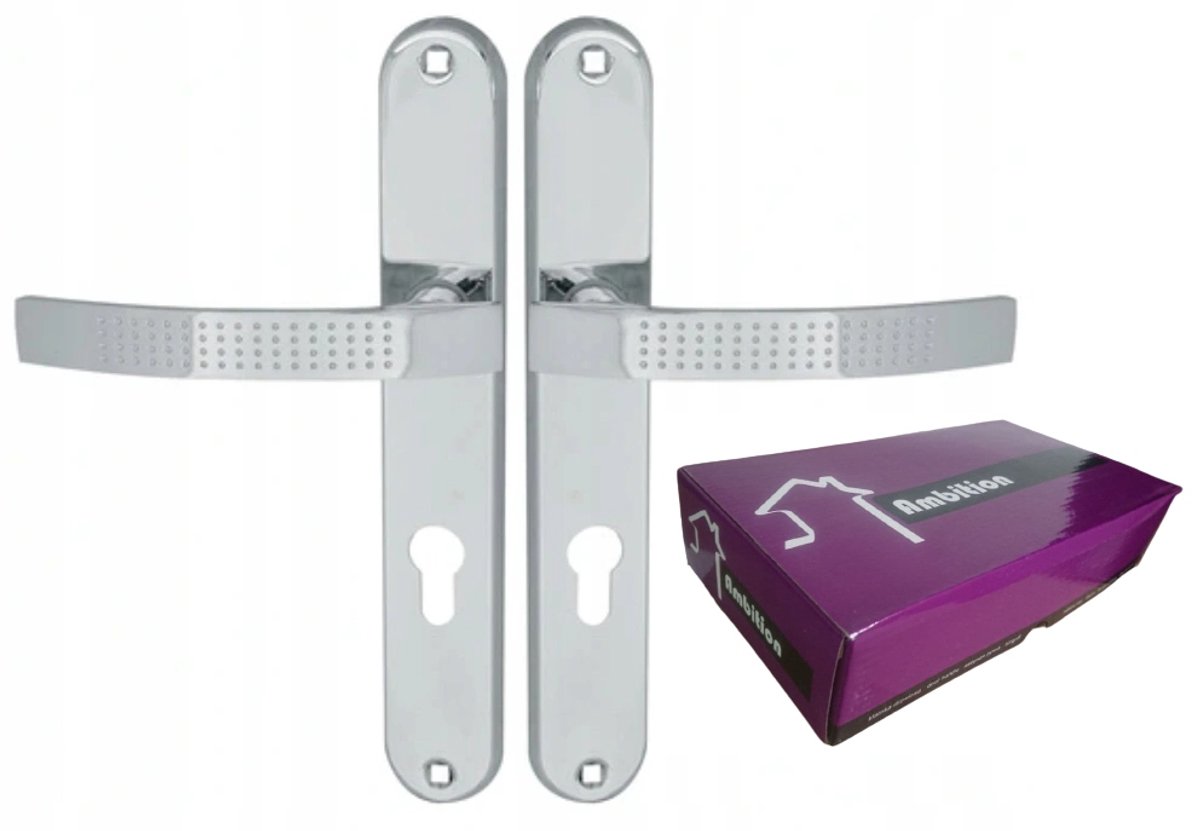 ARGO Deurklink met Cilindergat Chroom 72mm - Universeel