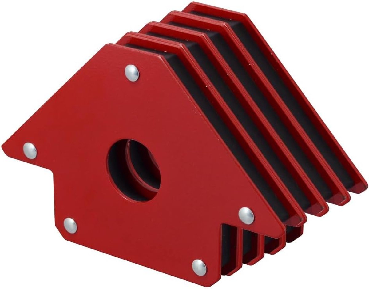 Lasmagneten 4" 50LB - Magnetische lashouder - 45, 90, 135 graden - Handvrij lassen - ShopVlot
