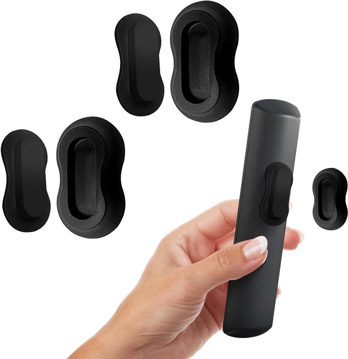 Magnetische wandafstandsbedieninghouder - 4 stuks - zachte siliconen - sterke lijm voor afstandsbediening - ShopVlot