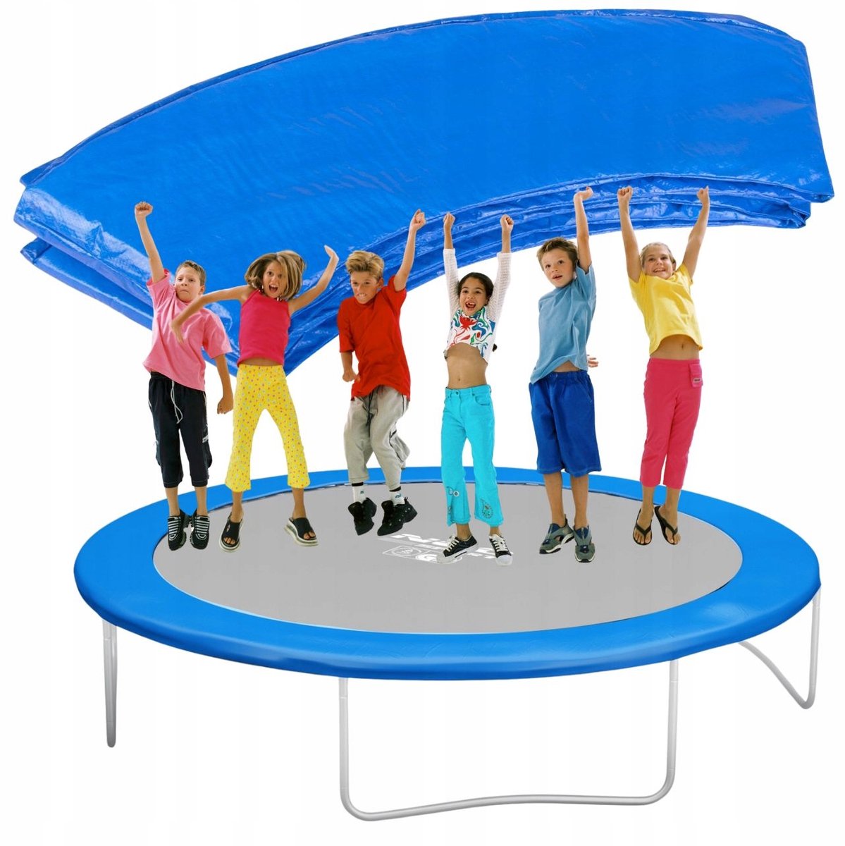 Trampoline Veiligheidsrand 366-374cm - Beschermhoes voor Springveren
