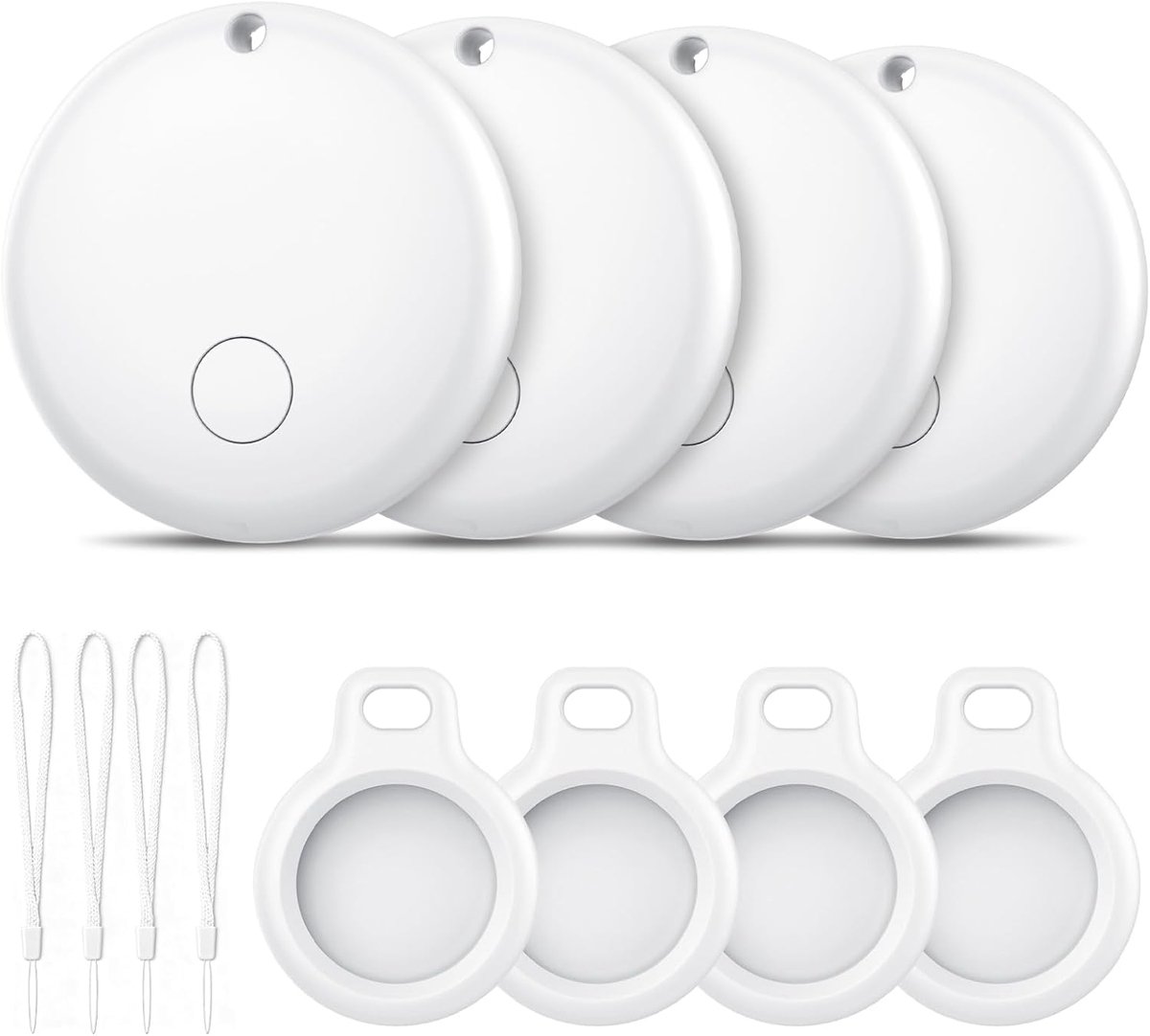 Slimme Zoekhulp 4pcs - Wit - Geluidssignaal - Vind snel je sleutels - ShopVlot