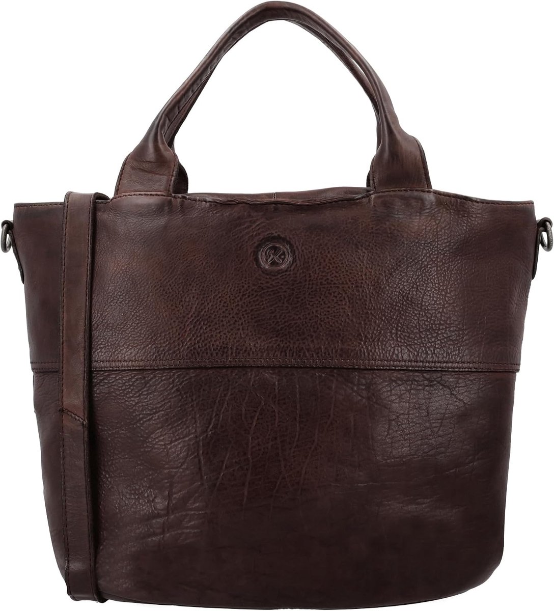 Schoudertas middelgroot - 100% leer - vintage stijl - ideaal voor dagelijks gebruik - ShopVlot