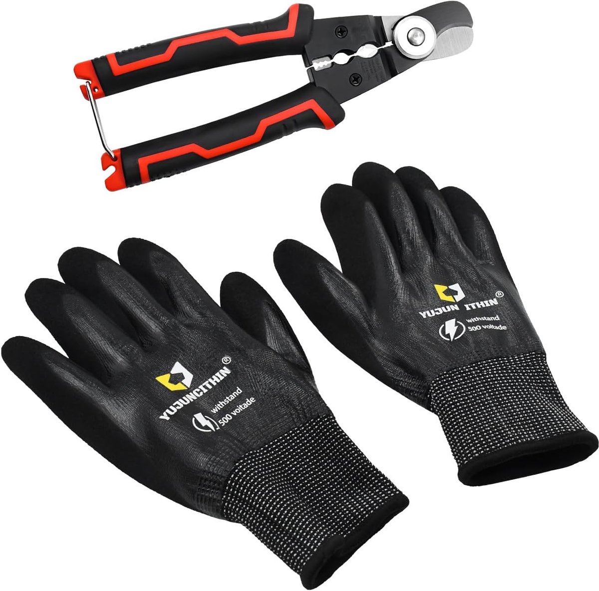 Kabelsnijder 4-in-1 - 170 mm ergonomisch - met veiligheidsfunctie - voor eenvoudig knippen en strippen - ShopVlot