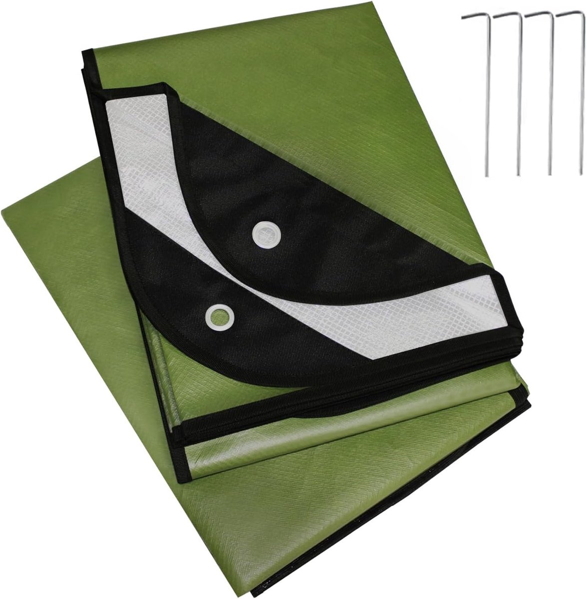 Overlevingsdeken 152 x 210 cm - weerbestendig en reflecterend - thermisch geïsoleerd - ideaal voor outdoor activiteiten - ShopVlot