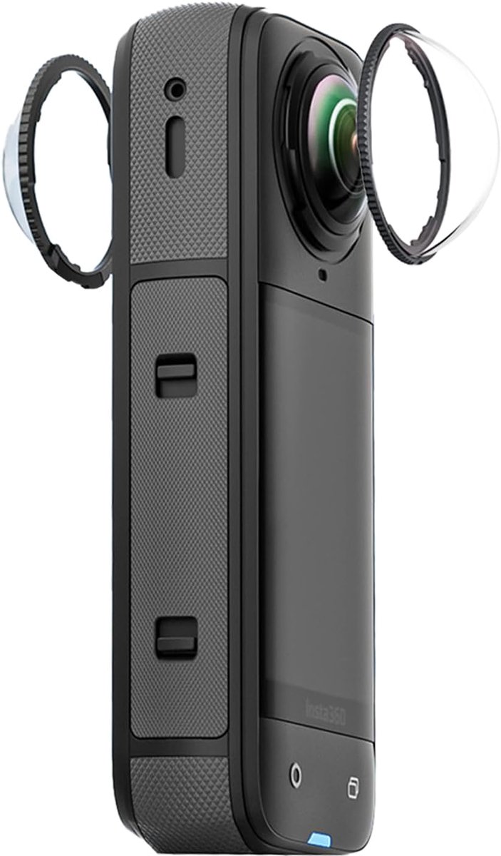 Lensbeschermer voor Insta360 X5 - 9H gehard glas - krasvast - ultieme helderheid - eenvoudig te plaatsen - ShopVlot