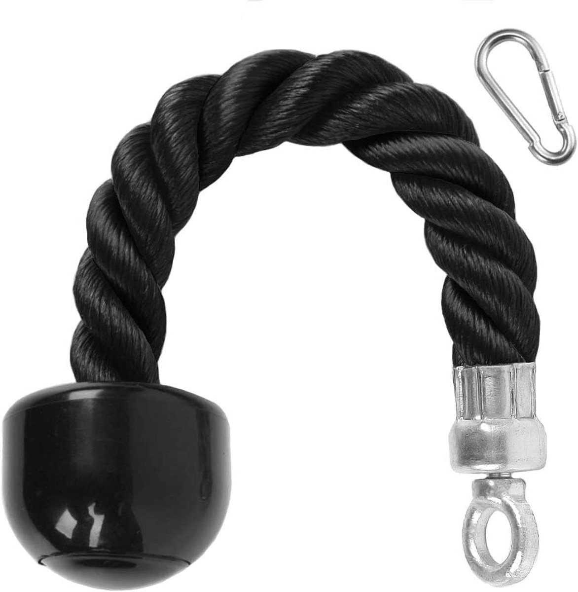 Tricep rope kabel bevestiging - nylon - antislip handvat - voor effectieve triceps training - ShopVlot