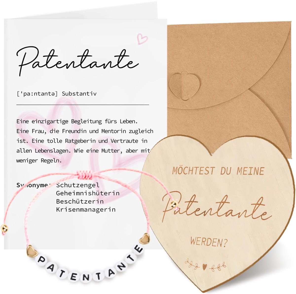 Wenskaart cadeau voor peetvrouw - kaart met envelop - persoonlijk en uniek - perfect voor speciale gelegenheden - ShopVlot