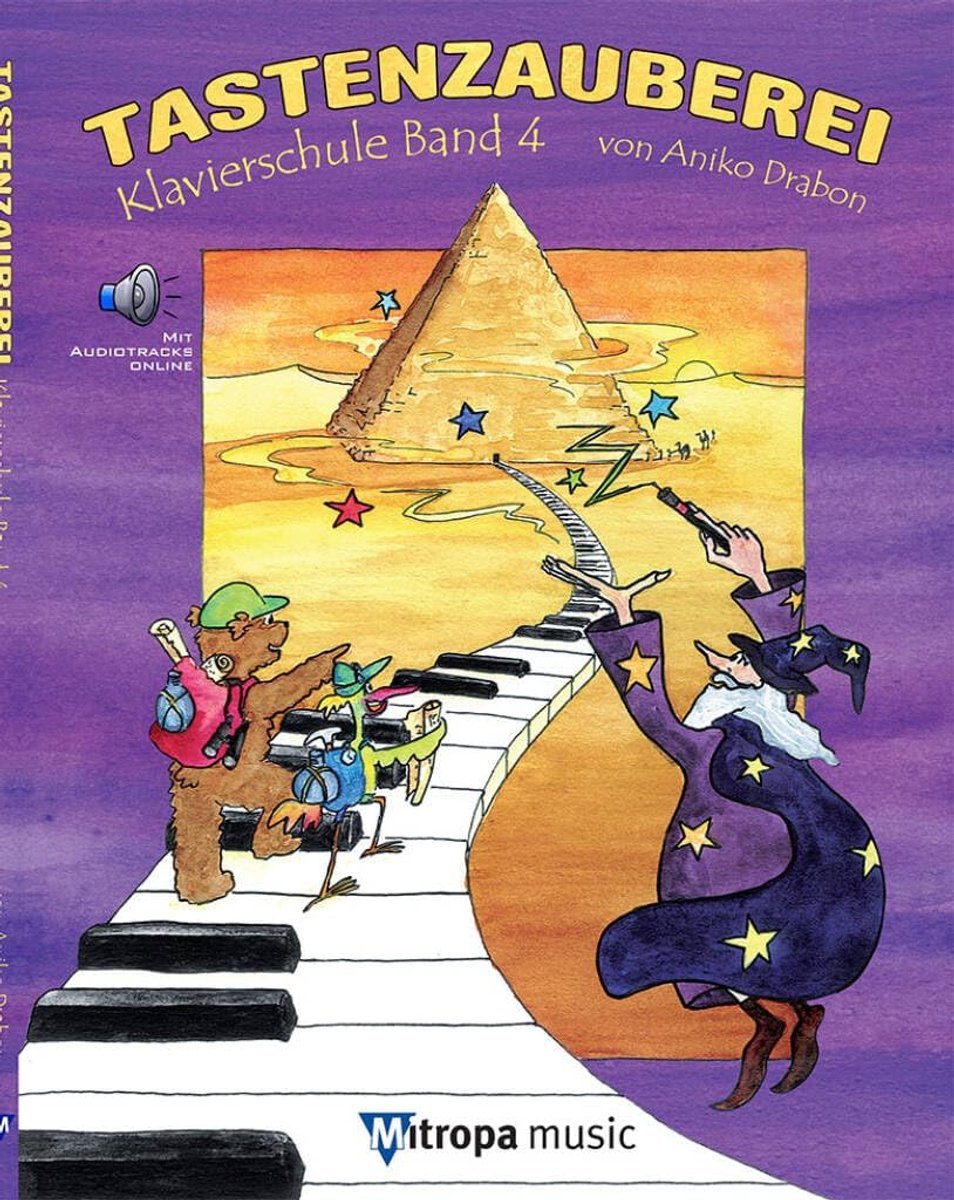 Piano school met audio CD - lesboek voor piano - Duits - leer spelen met begeleiding - ShopVlot