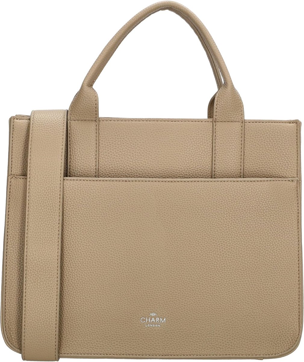 Crossbodytas zwart - verstelbare schouderband - stevige handvatten - compact en ruim - ShopVlot