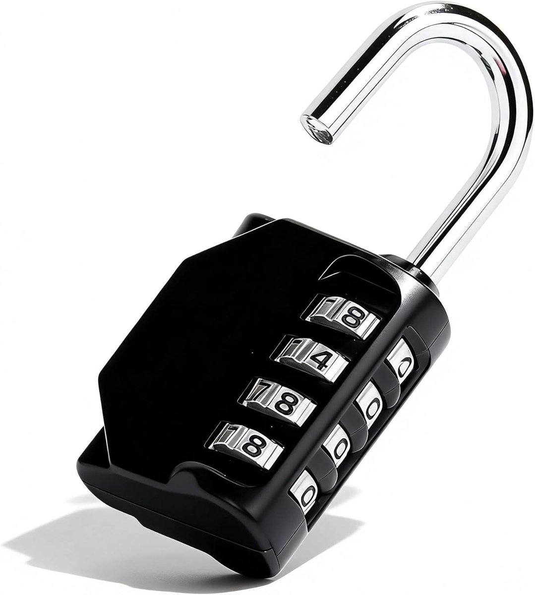 Hangslot 4-cijferig - weerbestendig - manipulatiebestendig - veilig voor koffers - SnelShoppen