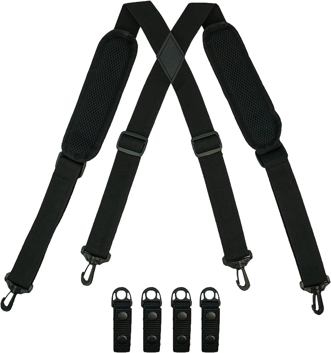Tactical Suspenders Padded Verstelbaar - Politie Braces voor Duty Belt - Comfortabel en Stevig - SnelShoppen
