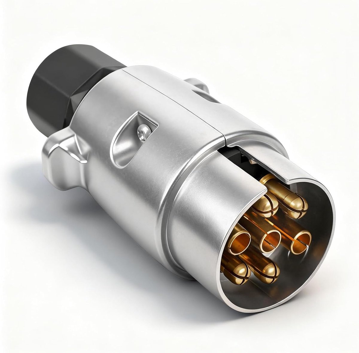 7-polige trailerplug - gegoten aluminium - waterdicht - stabiele verbinding - SnelShoppen