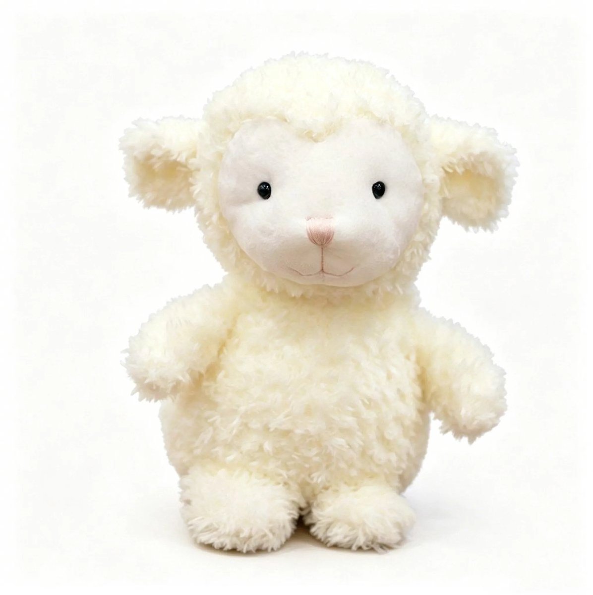 Casalora Pluche Knuffel – Lammetje Pop – 30cm – Schattige Schaap Knuffel – Zacht Comfortabel – Cadeau voor Kinderen Ter Ontspanning en Verzachting van Emoties – Wit