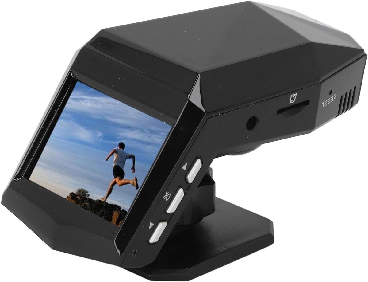Dashcam HD - Autocamera DVR - Verkeersveiligheid - 10 MP Nachtzicht - 2 Inch Display - Zwart