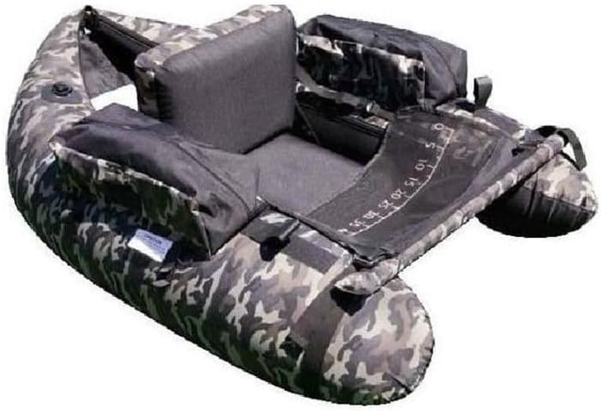 Belly Boot Camou - met tas en pomp - ideaal voor vissen - stevig en compact - ShopVlot
