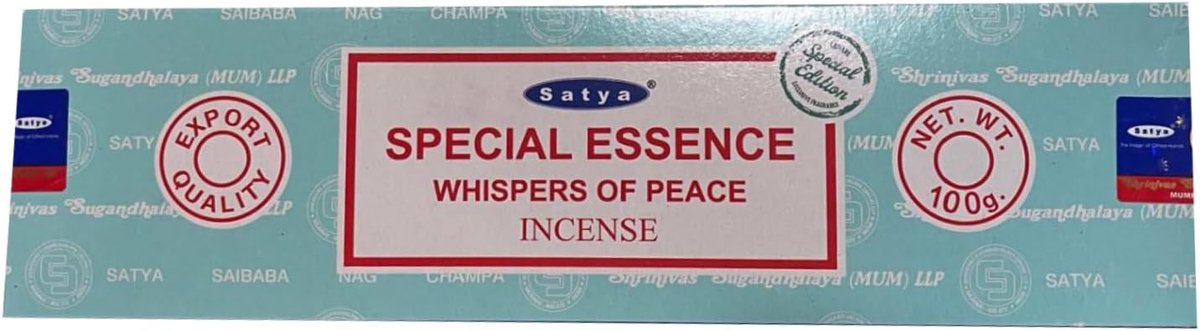 Wierookstokjes 100 g - Satya Special Essence - Aromatherapie - Ideaal voor meditatie - ShopVlot