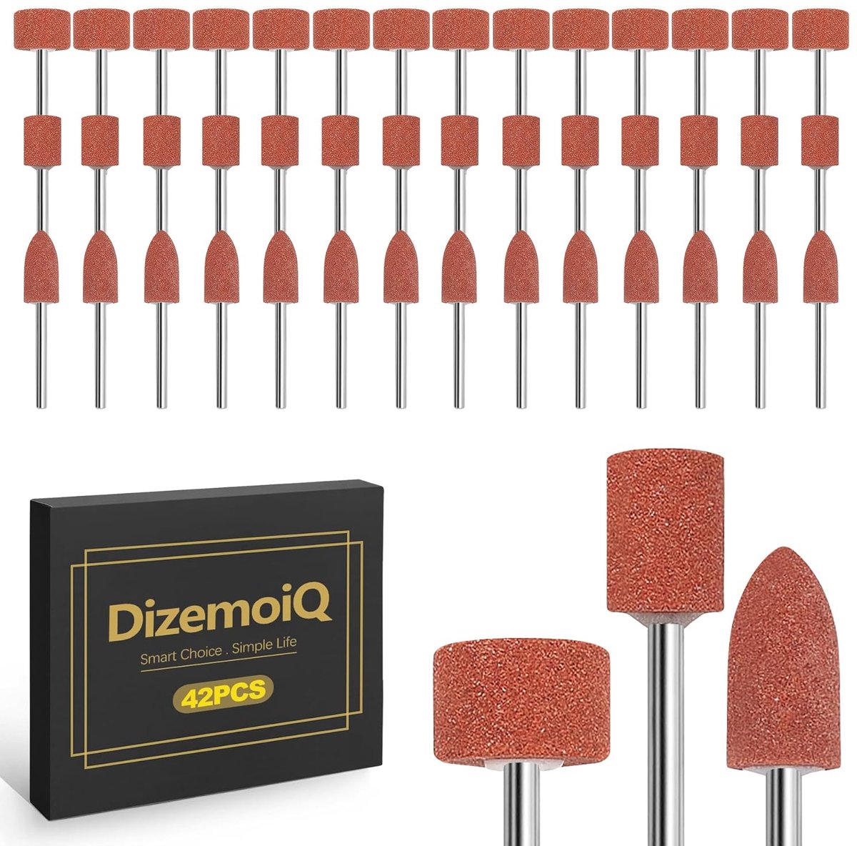 Schuurpen Set 42-Delig - Corundum - Voor Polijsten en Ontbramen - Geschikt voor Hout, Steen en Metaal - ShopVlot