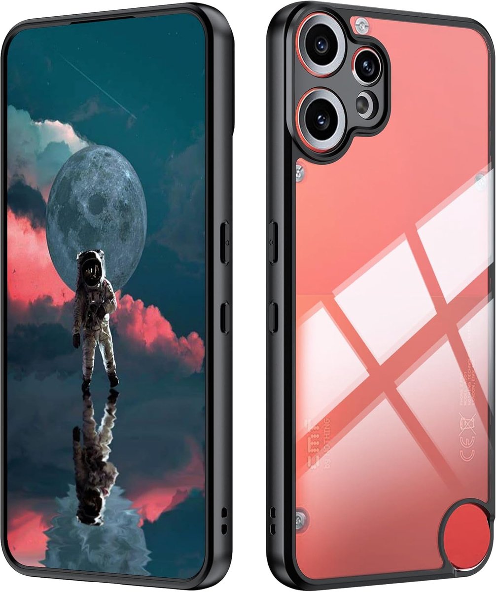 Mobiele hoes voor Nothing CMF Phone 2 Pro - transparante harde PC achterkant - krasbestendig en schokproof - ShopVlot