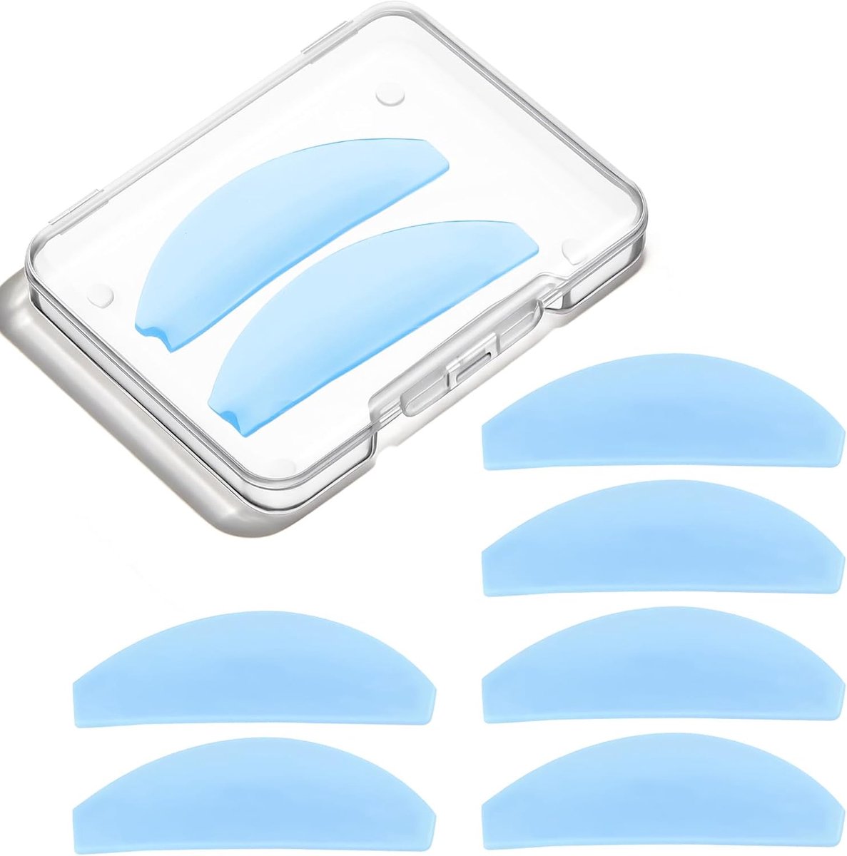 wimperlifting-pads 8 stuks - ultradun materiaal - antislip design - voor optimale wimperlifting - ShopVlot