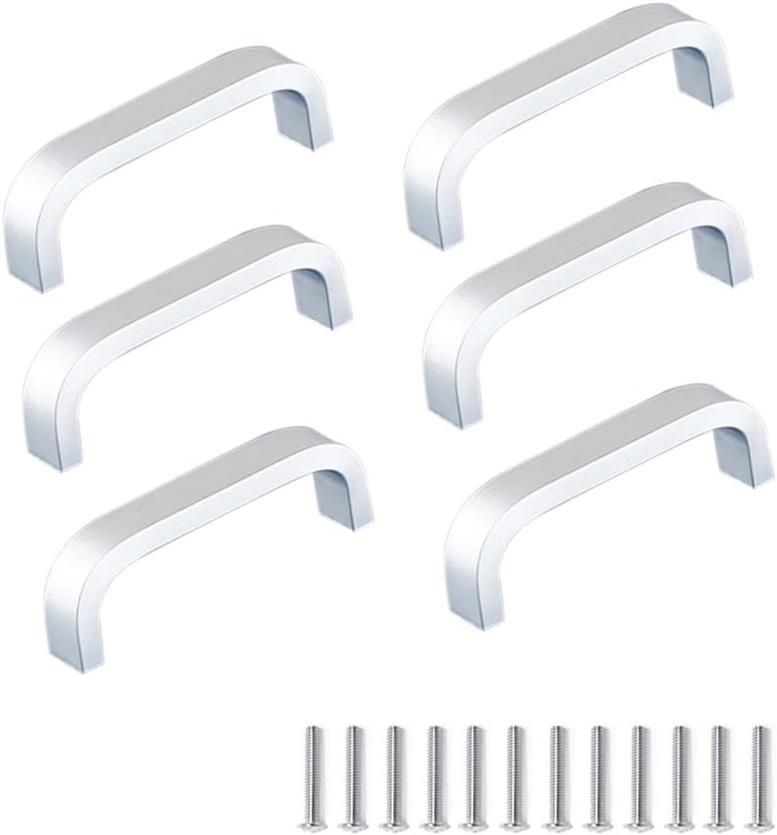 Deurklinken 64mm - Aluminium handgrepen - Archvorm - Duurzaam en roestbestendig - ShopVlot