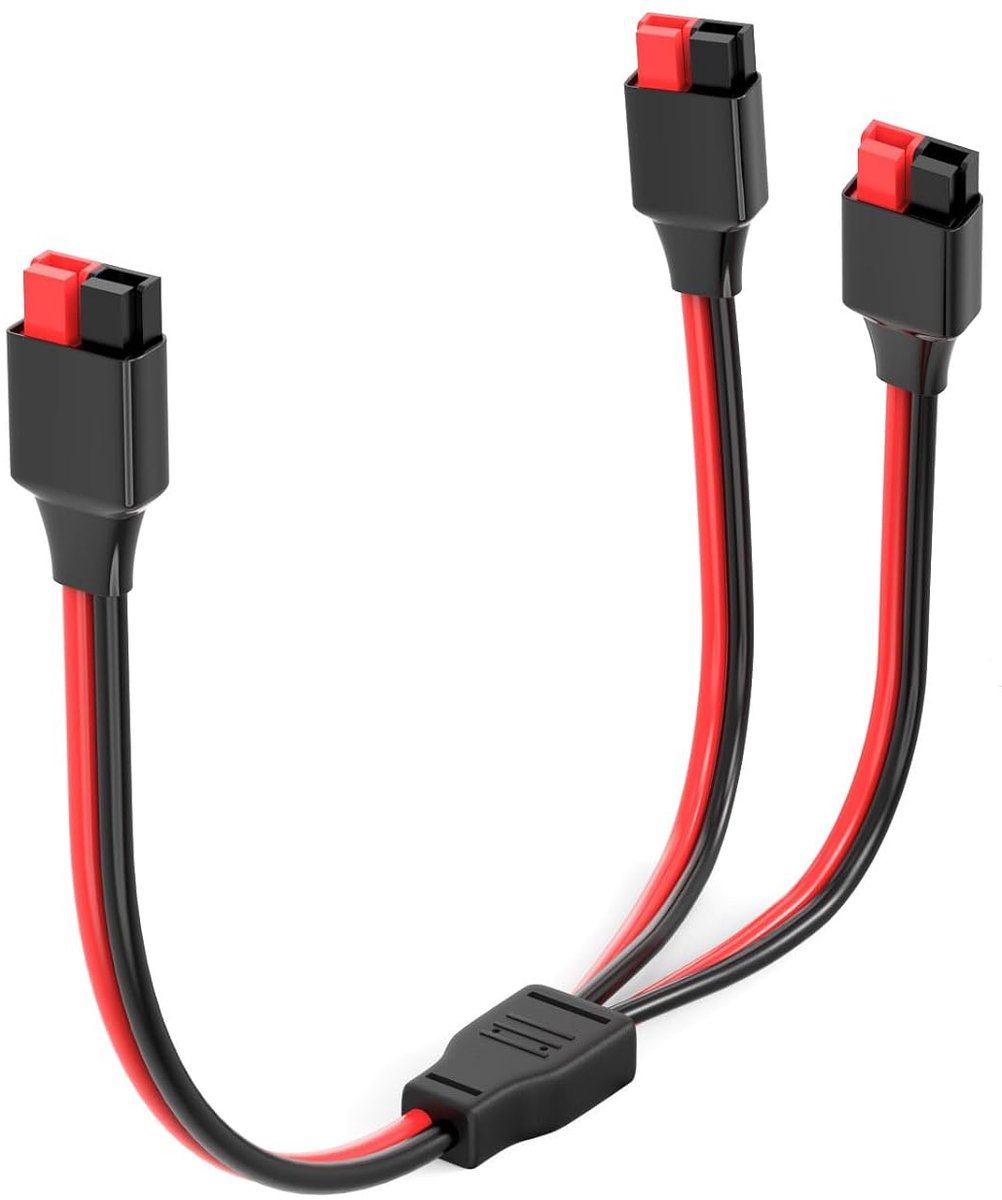 Anderson Y splitter kabel 0,3 m - tinned copper - hoge kwaliteit - ideaal voor zonne-energie toepassingen - ShopVlot