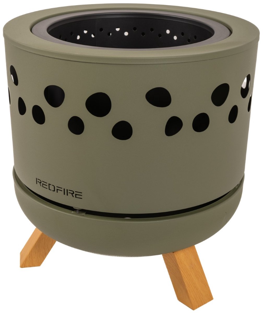 Terrashaard RedFire 89710 Pellet Firepit Dudly Forest Green 45cm