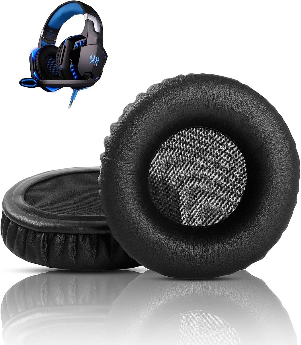 Oorkussens vervangingspad - zacht eiwitleer/geheugenfoam - optimale comfort en geluidsisolatie - ShopVlot
