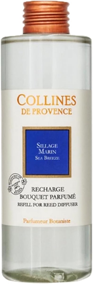 Geuroliën navulverpakking 200 ml - Marine Sillage - frisse geurbeleving - ideaal voor thuisgebruik - ShopVlot