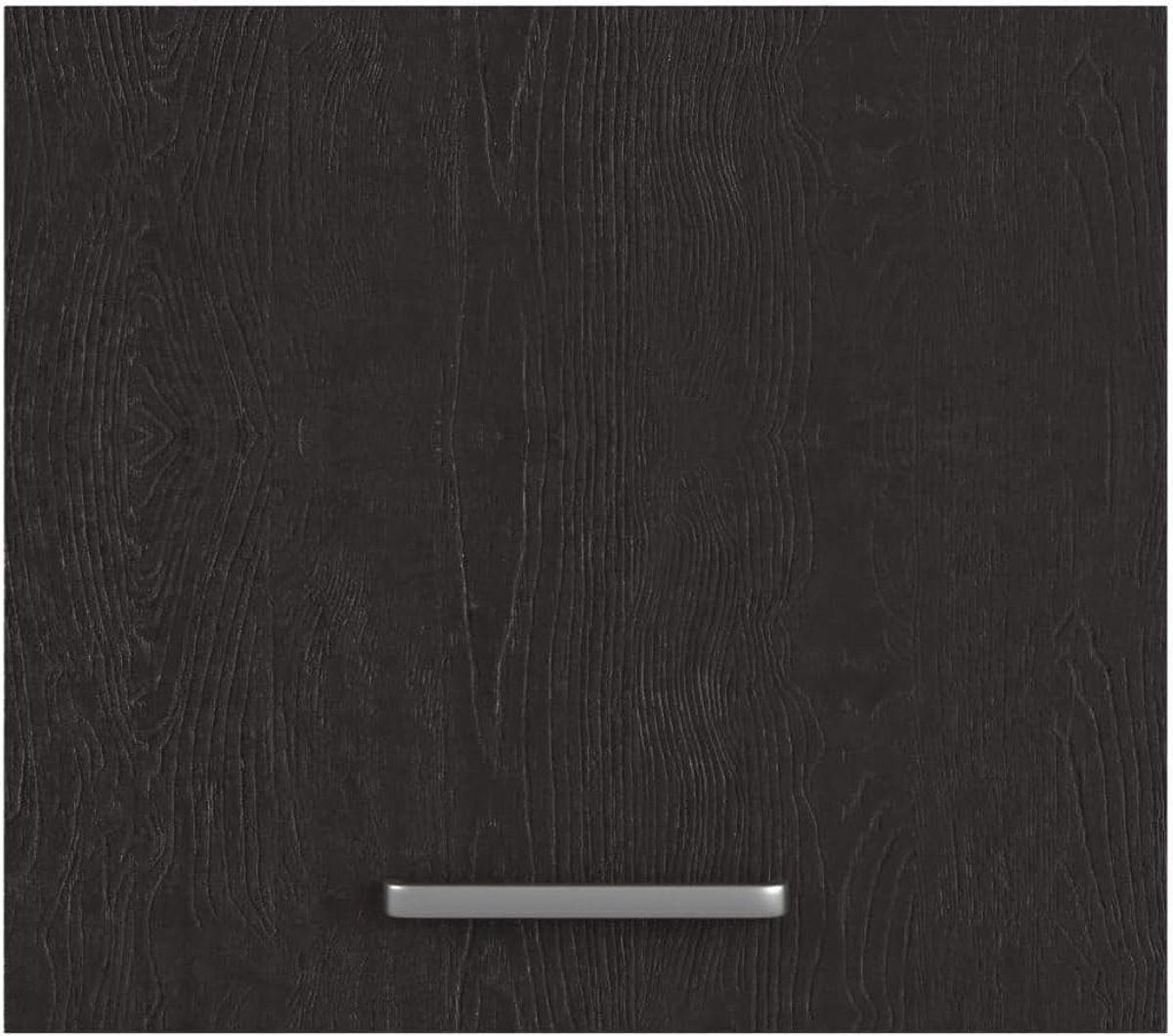 Keukenkast bovenkast 360x600x530 mm - Zwart - Stijlvol en ruimtebesparend - Eenvoudig te plaatsen - ShopVlot