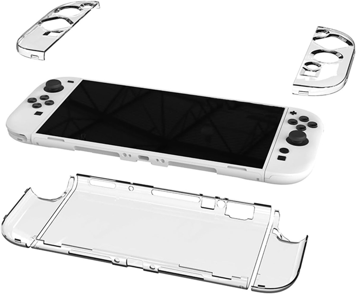 Transparante Hardcase voor Switch 2 - Kristalhelder Design - Snelle Ontgrendeling Joycon Huid - Perfecte Pasvorm - ShopVlot